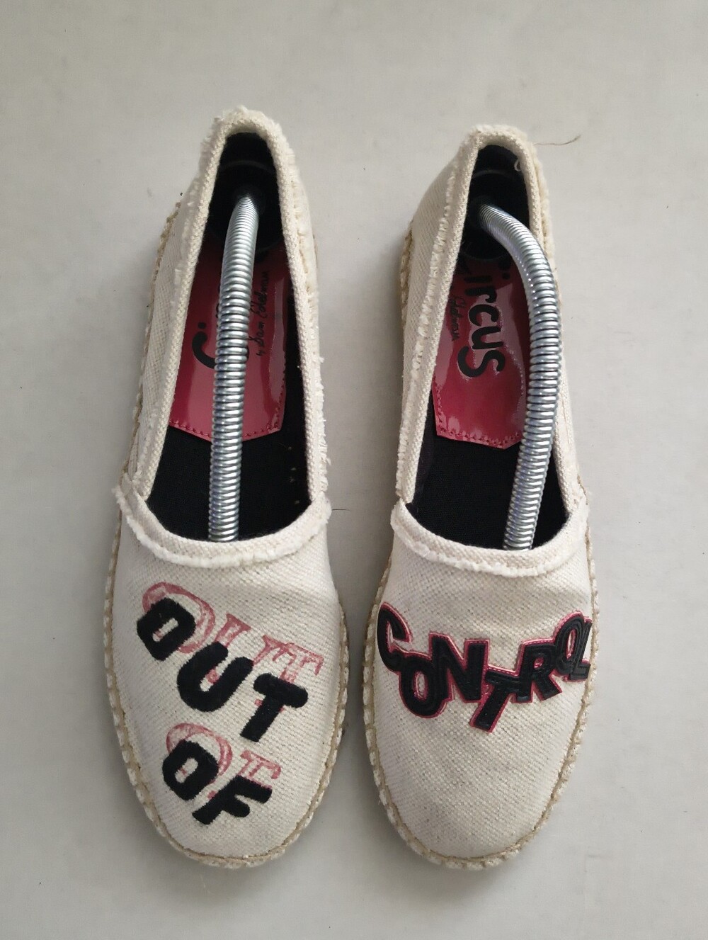 Circus by Sam Edelman "Out Of Control" Embroidered Canvas Espadrilles Sz 6 NWT